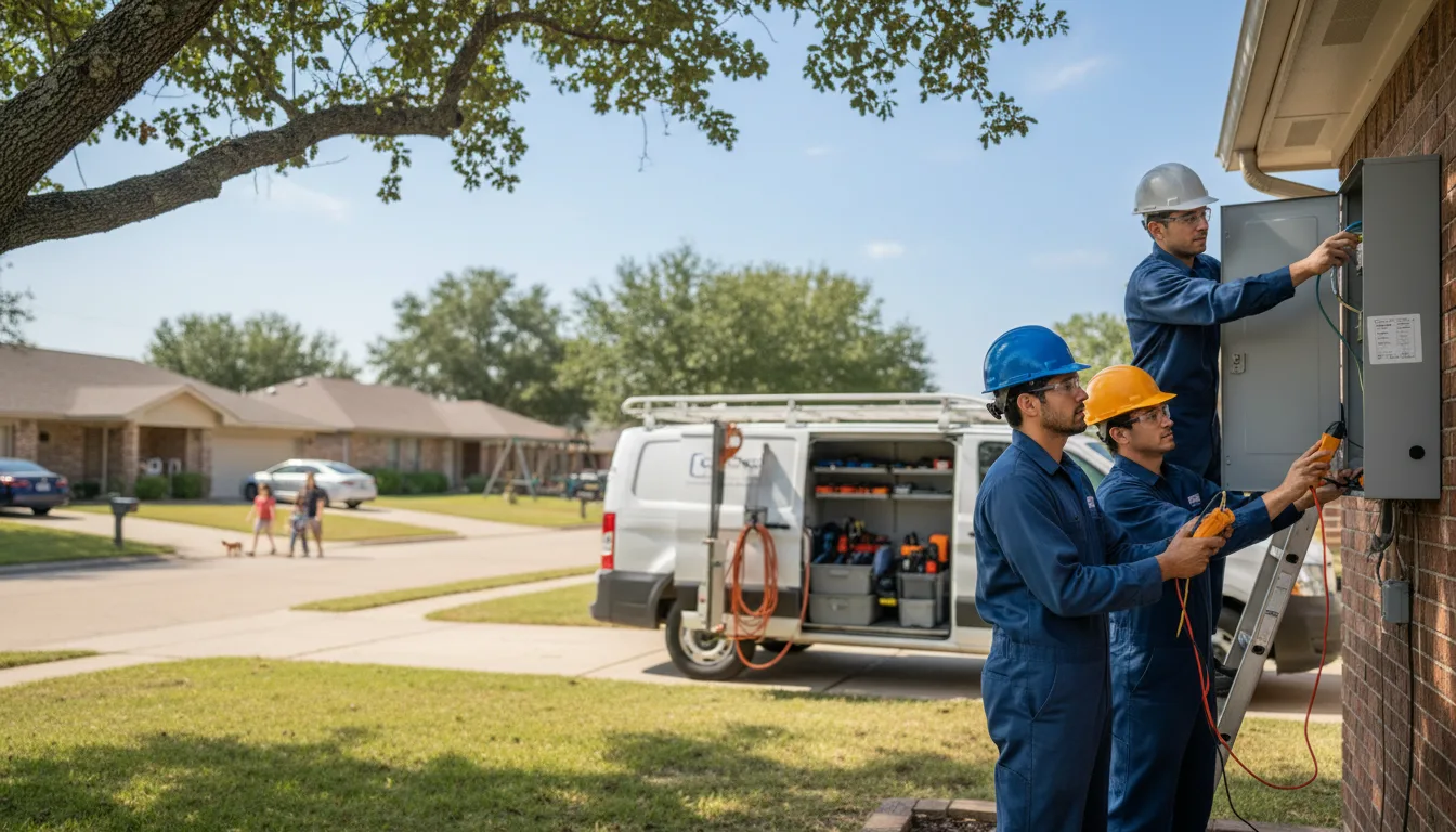 Certified electrician providing emergency electrical services in Gladstone, IL